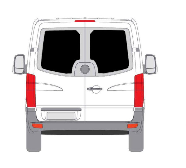 Insulated Windows for CRL Rear Doors - 170" WB - Ripplewear