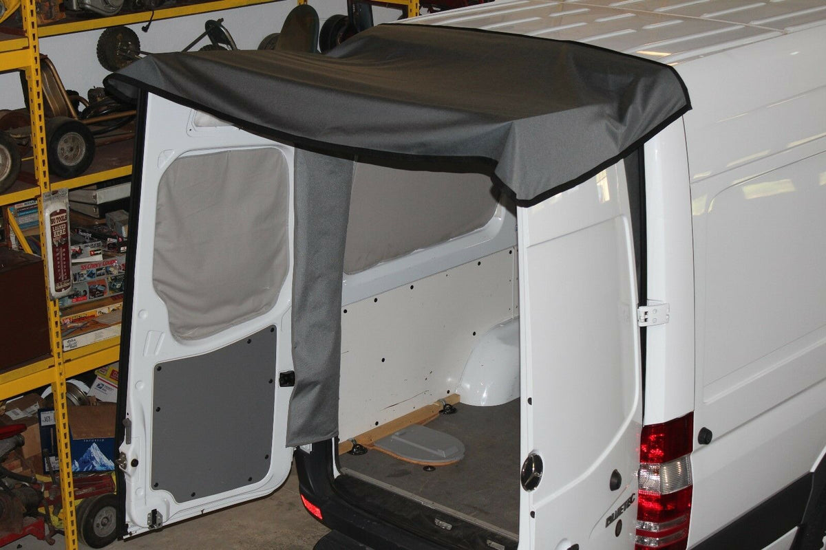 Mercedes Sprinter Van Canopy Awning Cordura Magnetic Rear Doors