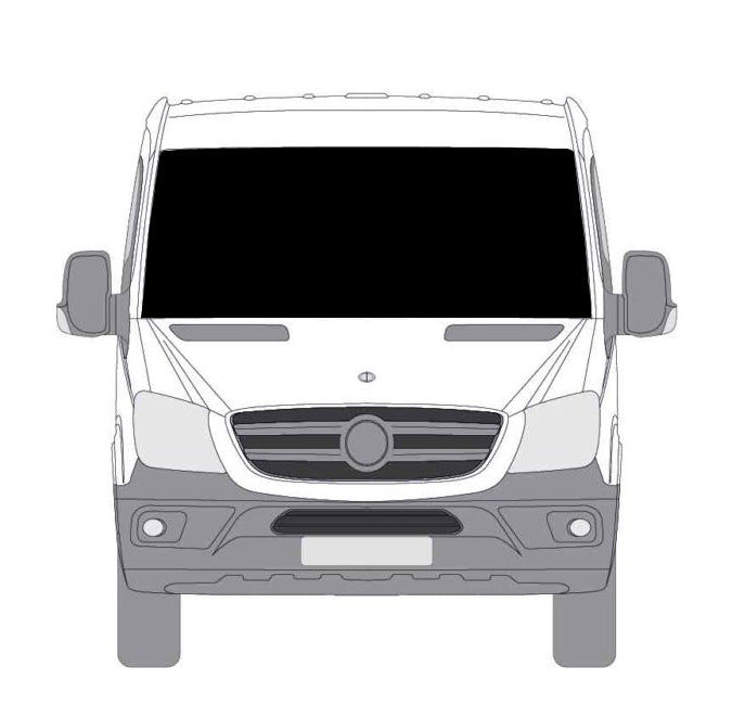 Sprinter Windshield Insulated Privacy Covers - Ripplewear