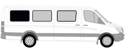 Insulated Cover for Sprinter Passenger Side Rear Panel - 170 WB - Ripplewear
