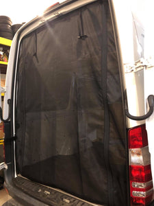 Roll Up Rear Doors Screen for 144" Wheelbase High Roof - Ripplewear