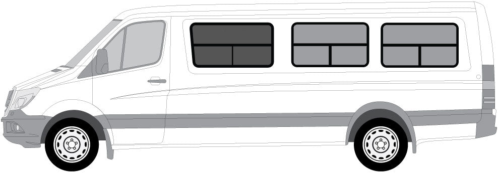 Insulated Windows for CRL Crew Cab - 170" WB - Ripplewear