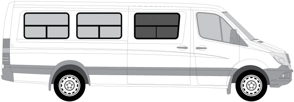 Insulated Windows for CRL Sliding Door - 170" WB - Ripplewear